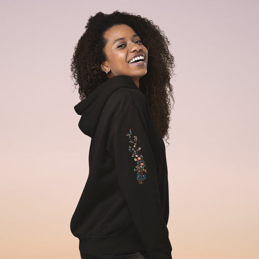 Bloom, Unisex Zip-Up Hoodie