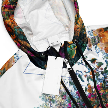 Bougainvillea, Women’s Crop Windbreaker