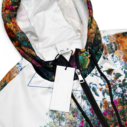 Bougainvillea, Women’s Crop Windbreaker