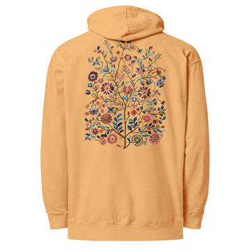 Bloom Wildly, Unisex Hoodie, Back