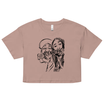 La vie est belle, crop top femme