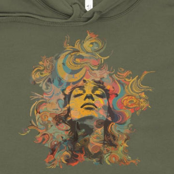 Galactic Gaze, Crop Hoodie