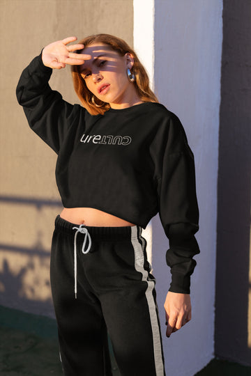 URECULT = CULTURE, Crop Sweatshirt