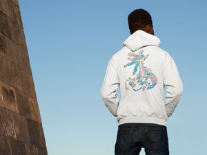 Flying High, Unisex Hoodie, Back