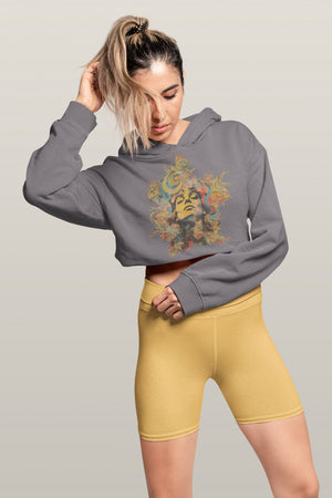 Galactic Gaze, sudadera corta con capucha