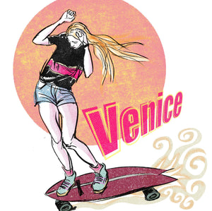 Playa de Venecia, camiseta unisex