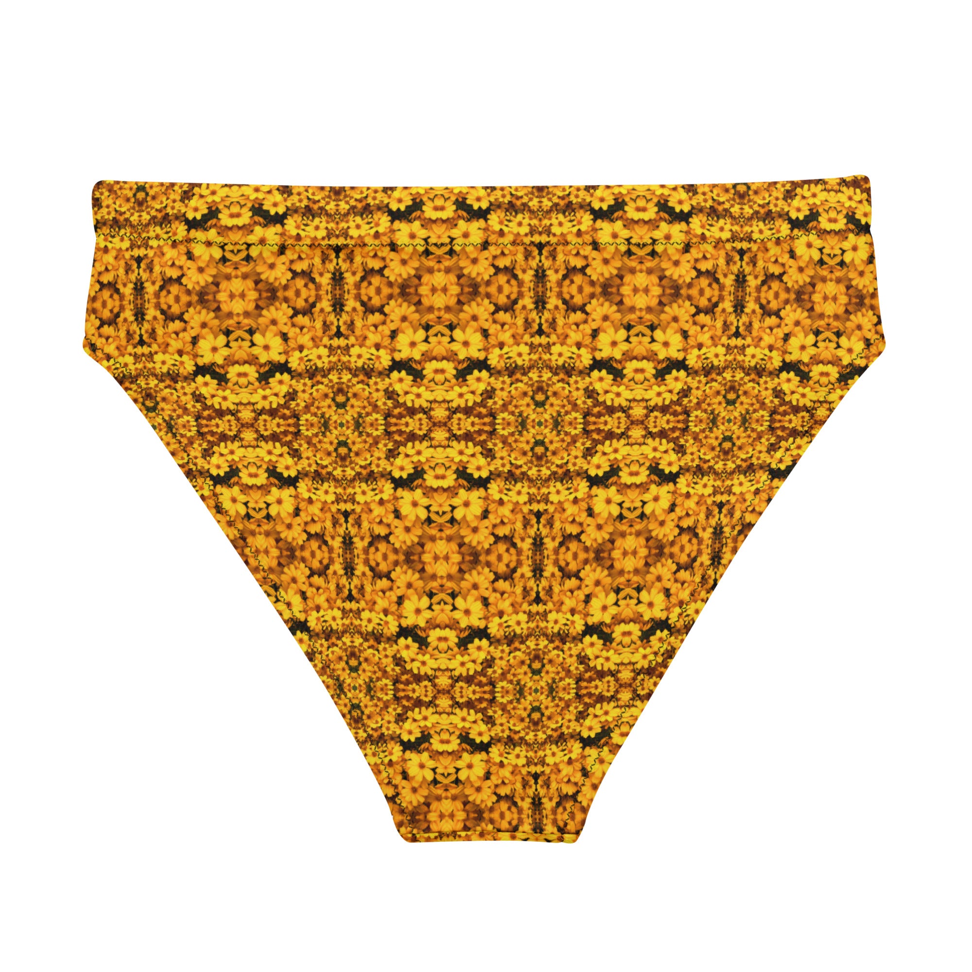 Yellow Daisy, Recycled high-waisted Bikini Bottom