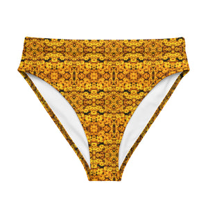 Yellow Daisy, Recycled high-waisted Bikini Bottom