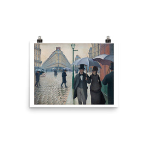Gustave Caillebotte: Paris Street; Rainy Day. Art Poster Print