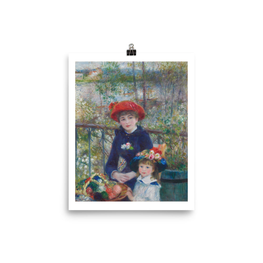 Pierre-Auguste Renoir: Two Sisters. Art Poster Print
