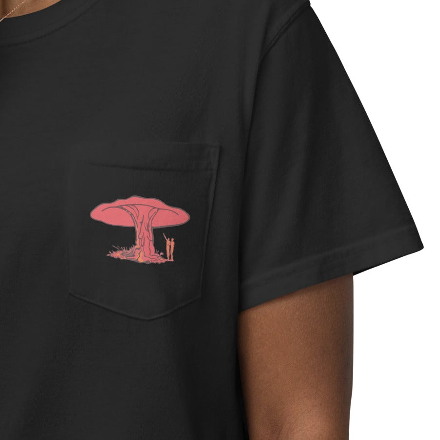 Shroom People, Unisex Garment-dyed Pocket T-shirt