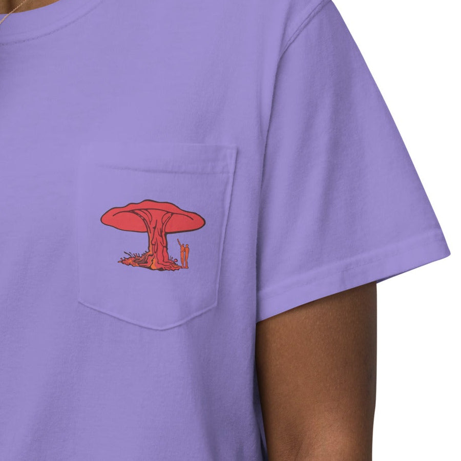 Shroom People, Unisex Garment-dyed Pocket T-shirt
