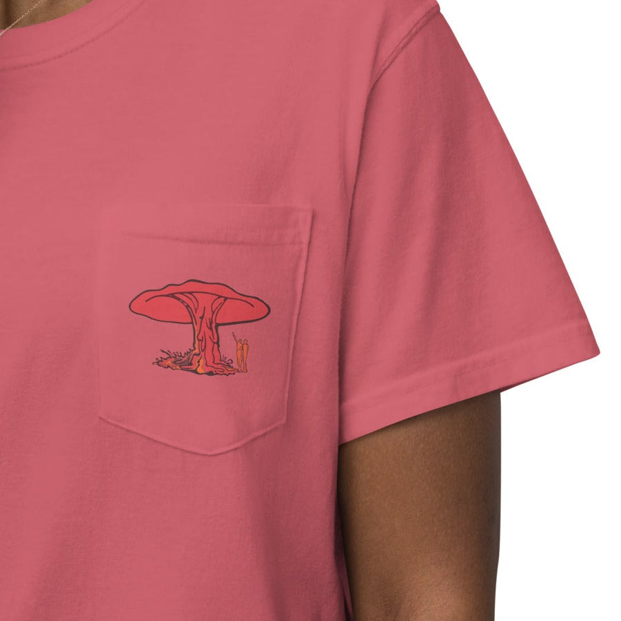 Shroom People, Unisex Garment-dyed Pocket T-shirt