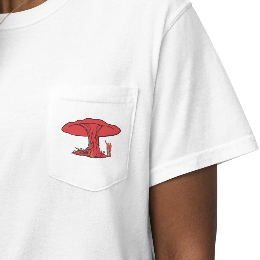 Shroom People, Unisex Garment-dyed Pocket T-shirt