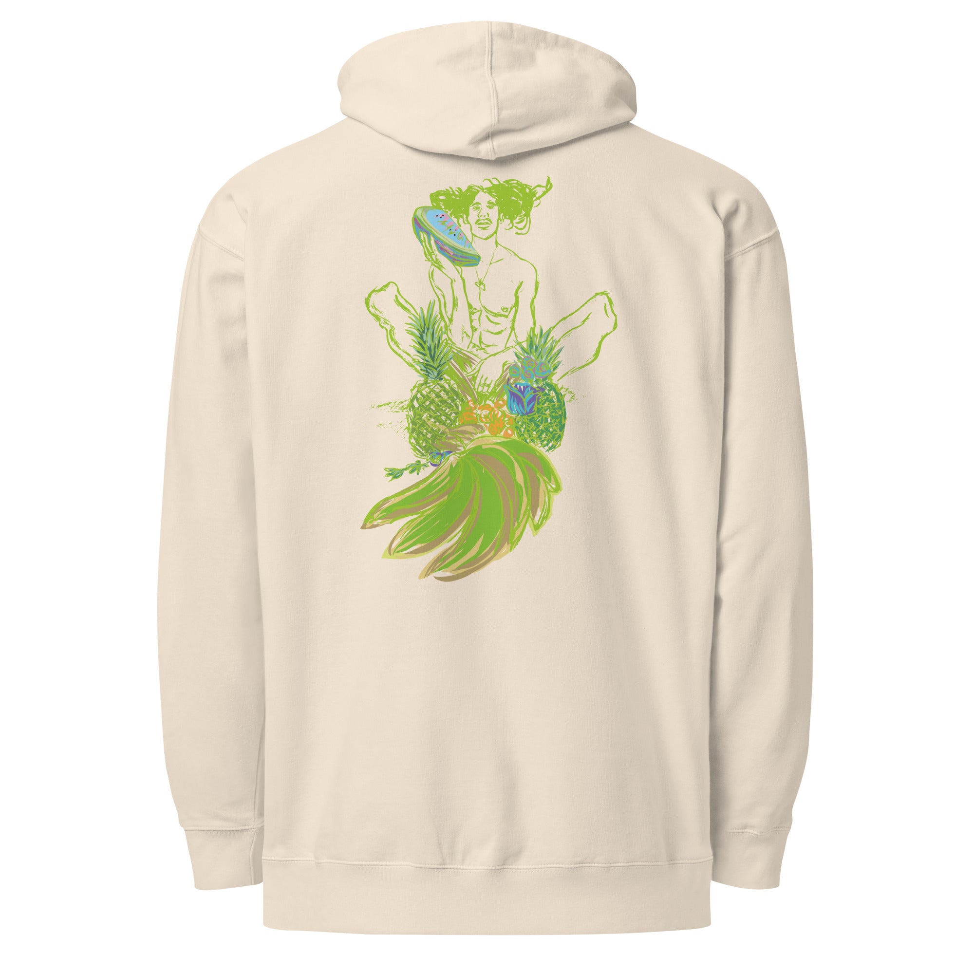 Pineapple Lime, Unisex midweight hoodie