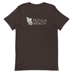 Pezula Beach. Large Neutral Logo. Unisex T-Shirt