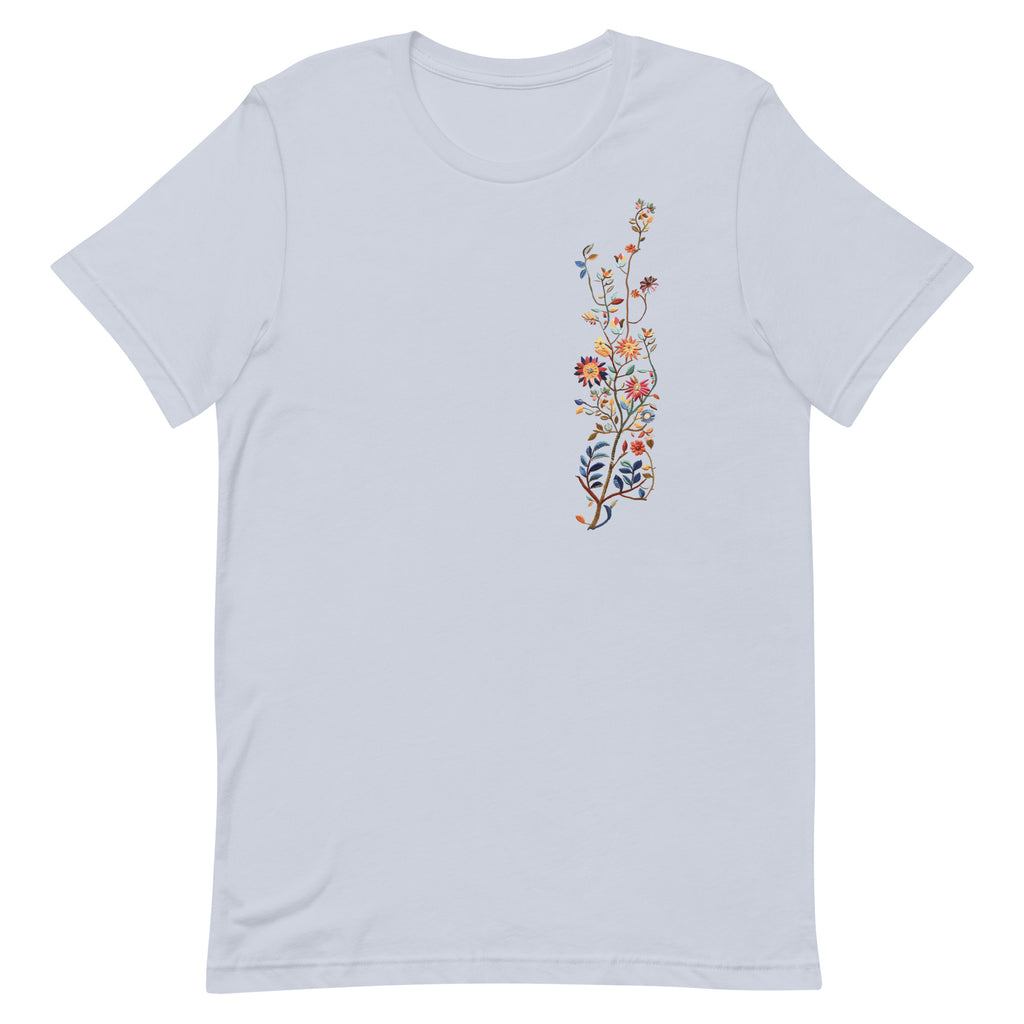 Fleurs Kantha, T-shirt unisexe