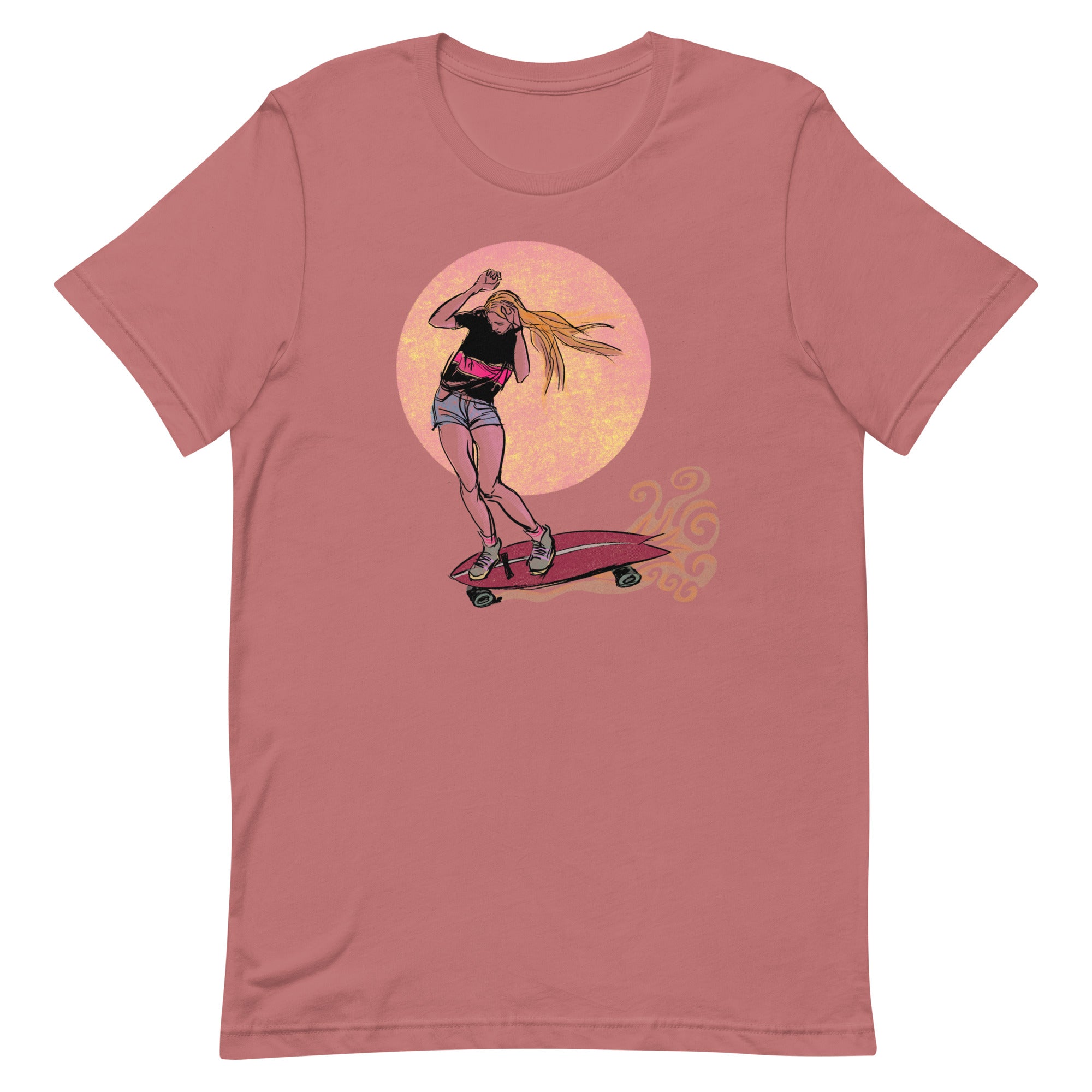 Moonscape Skater, Unisex T-shirt