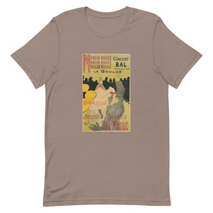 Toulouse-Lautrec : Moulin Rouge, La Goulue. T-shirt unisexe