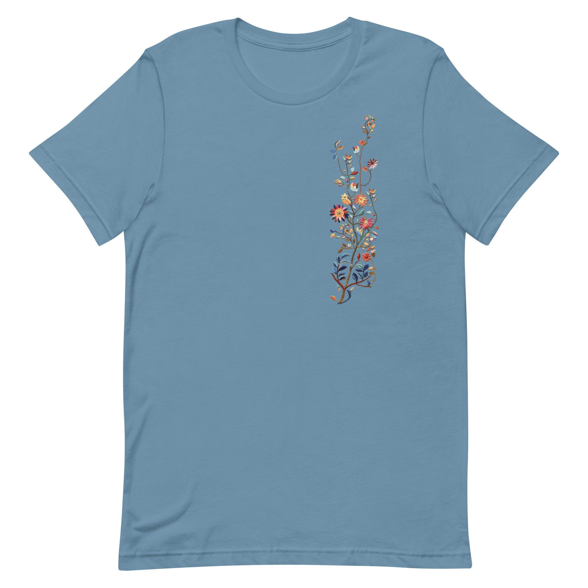 Fleurs Kantha, T-shirt unisexe