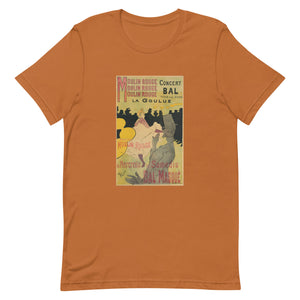 Toulouse-Lautrec: Moulin Rouge, La Goulue. Unisex T-shirt