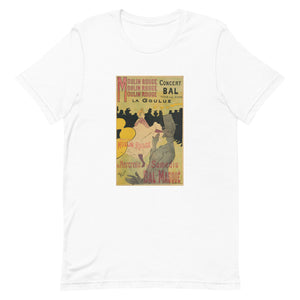 Toulouse-Lautrec: Moulin Rouge, La Goulue. Camiseta unisex