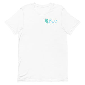 Pezula Beach. Small Logo. Unisex T-Shirt