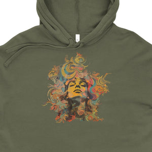 Galactic Gaze, sudadera corta con capucha