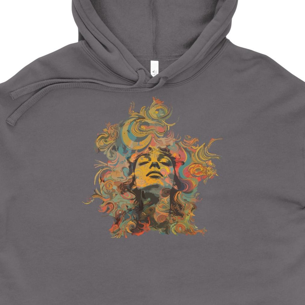 Galactic Gaze, Crop Hoodie