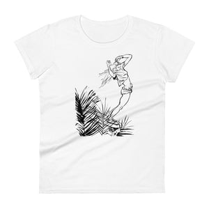 Chica patinadora 1, Camiseta entallada de mujer