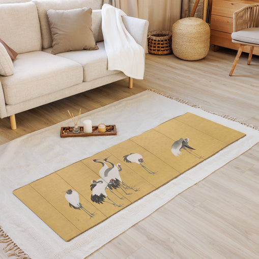 Cranes, Yoga Mat