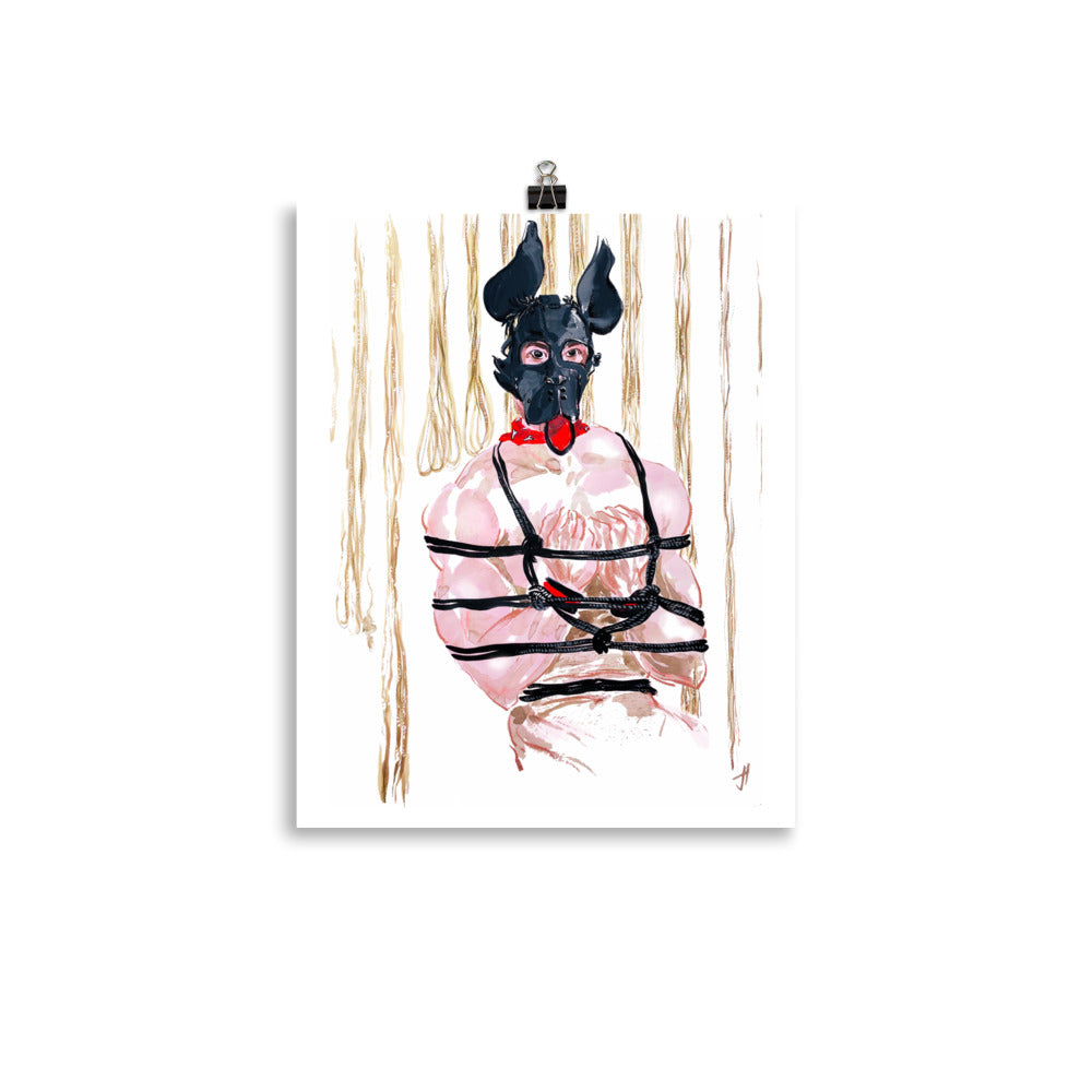Everyone loves Puppies, Art Print