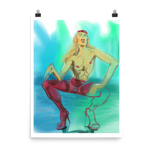 Aqua and Red