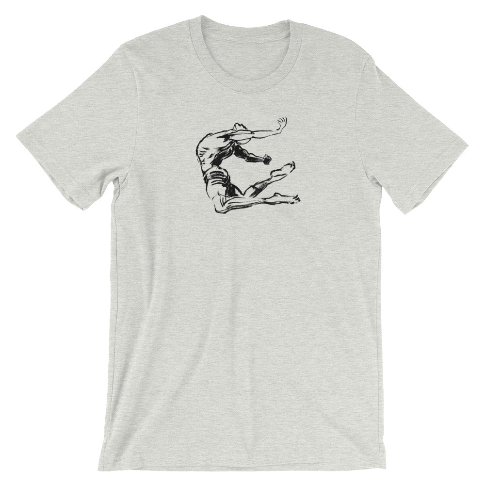 Bailarina en vuelo. Camiseta unisex