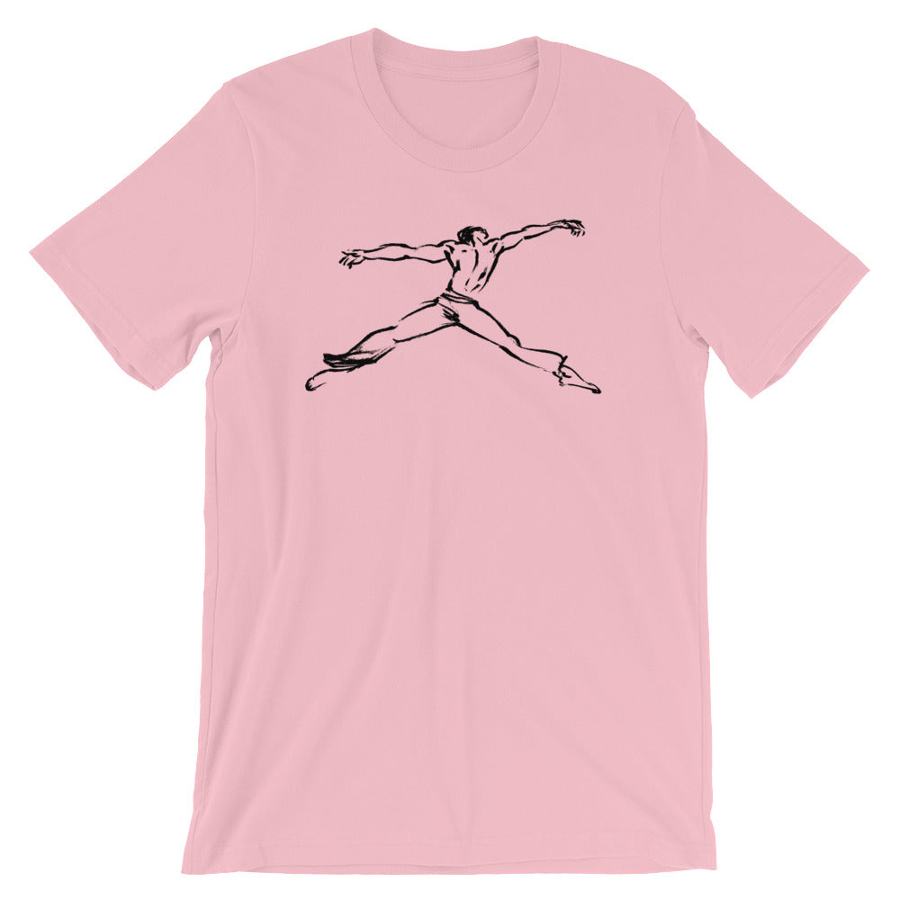 Bailarina, Grand Jeté. Camiseta unisex